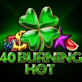 40 Burning Hot logo by Amusnet Interactive at RivO Casino40 Burning Hot