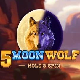 Logo of 5 Moon Wolf from Apparat Gaming at RivO Casino