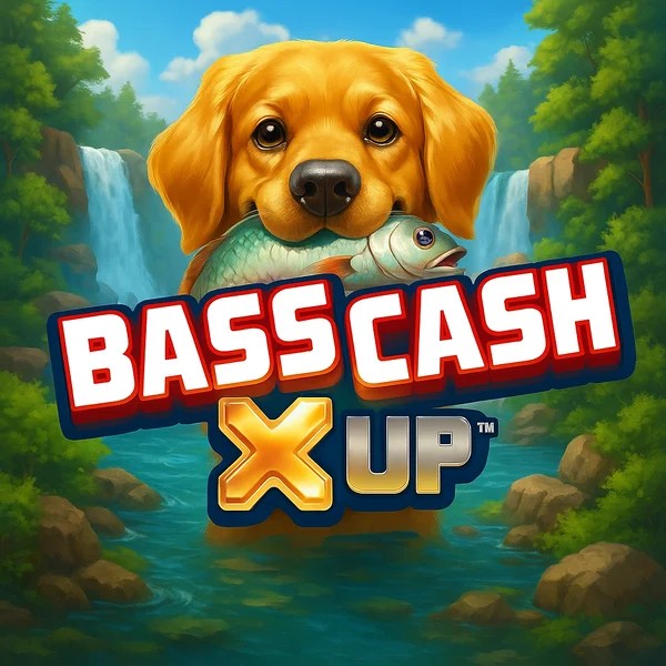 Bass Cash X UP logo by Alchemy Gaming at RivO CasinoBass Cash X UP