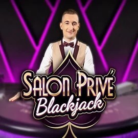 Blackjack Salon Privé slot logo by Ezugi at RivO Casino