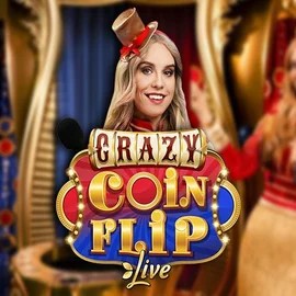 Crazy Coin Flip logo by Evolution at RivO CasinoCrazy Coin Flip