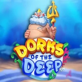 Dorks of the Deep slot logo by Hacksaw Gaming at RivO CasinoDorks of the Deep