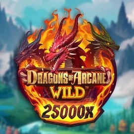 Logo of Dragons of Arcane Wild from Foxium at RivO Casino