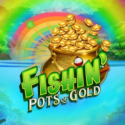 Fishin Pots Of Gold slot logo by Gameburger Studios at RivO CasinoFishin Pots Of Gold