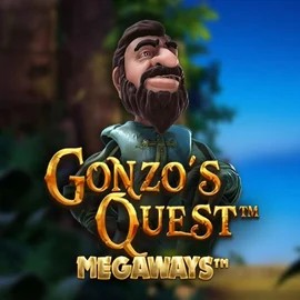 Gonzo's Quest Megaways logo by Red Tiger Gaming at RivO CasinoGonzo's Quest Megaways
