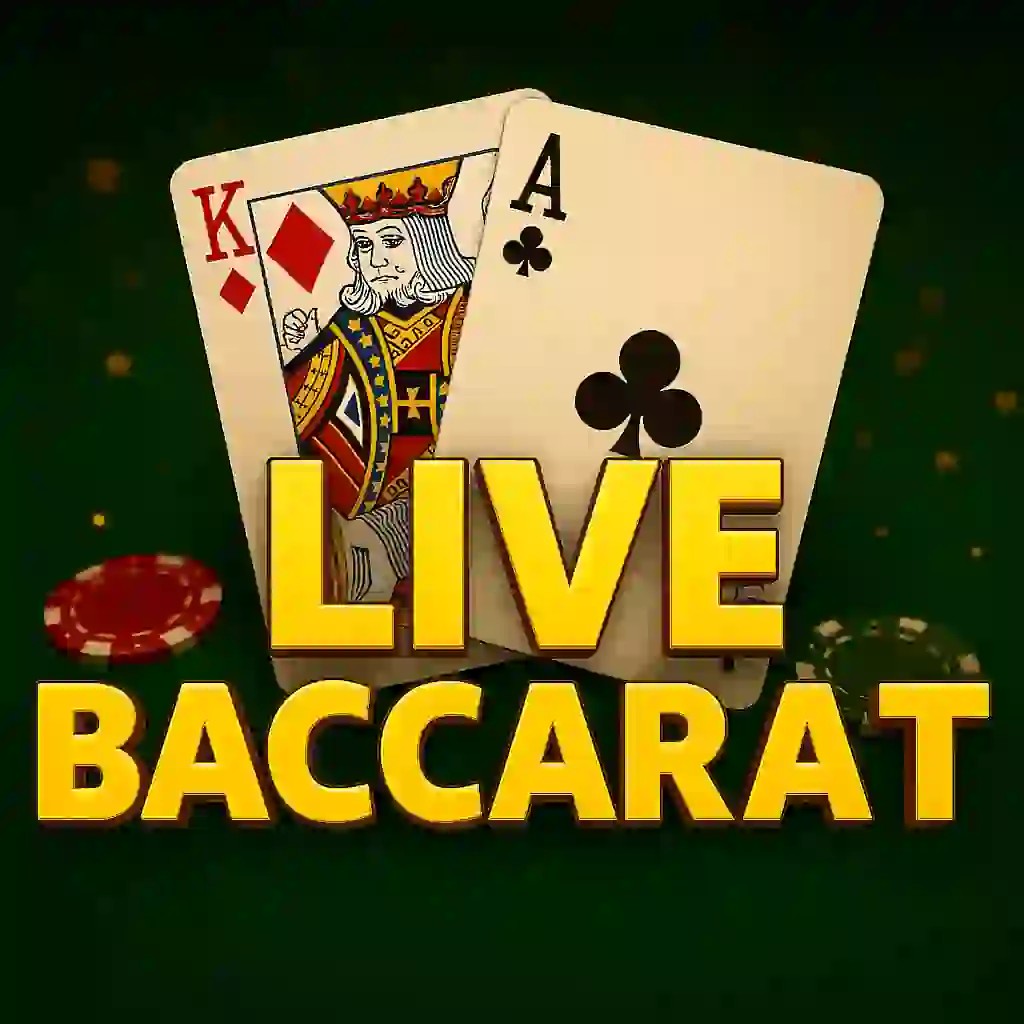 Live Baccarat logo by Evolution RivO Casino