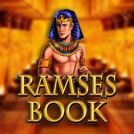 Ramses Book slot logo by Gamomat at RivO CasinoRamses Book